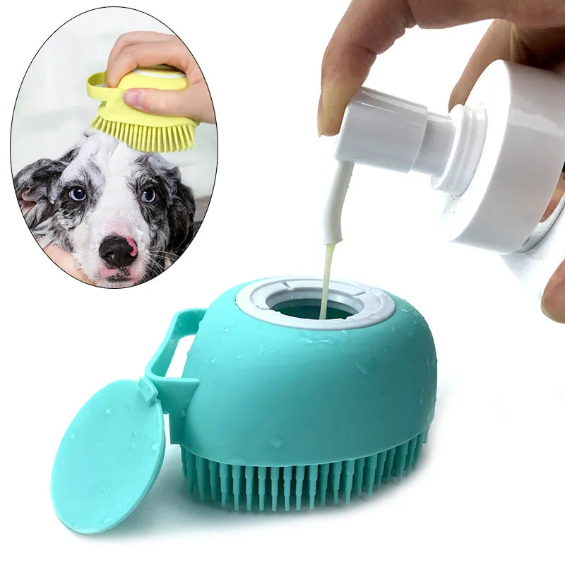 Bath brush for dogs - Pets Perspective