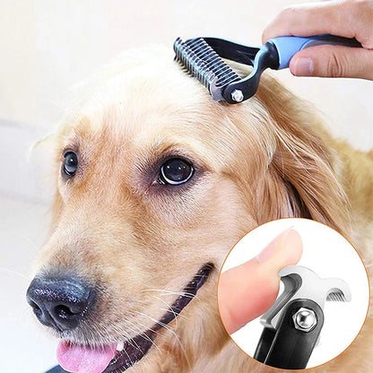 Grooming brush for dogs