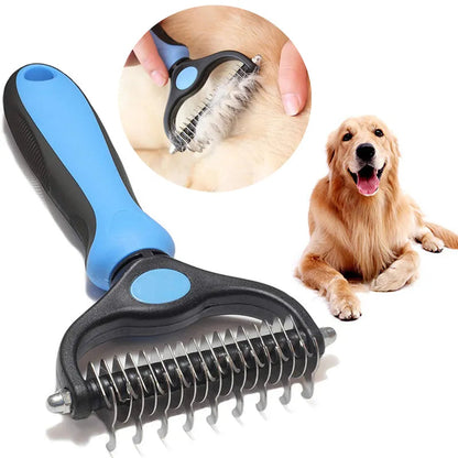 Grooming brush for dogs